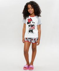 Pijama-Infantil-Minnie-Manga-Curta-Raglan-Decote-Redondo-Cinza-Mescla-Claro-9341054-Cinza_Mescla_Claro_1
