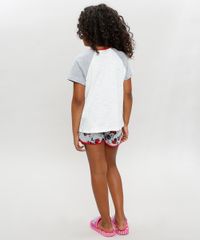 Pijama-Infantil-Minnie-Manga-Curta-Raglan-Decote-Redondo-Cinza-Mescla-Claro-9341054-Cinza_Mescla_Claro_2