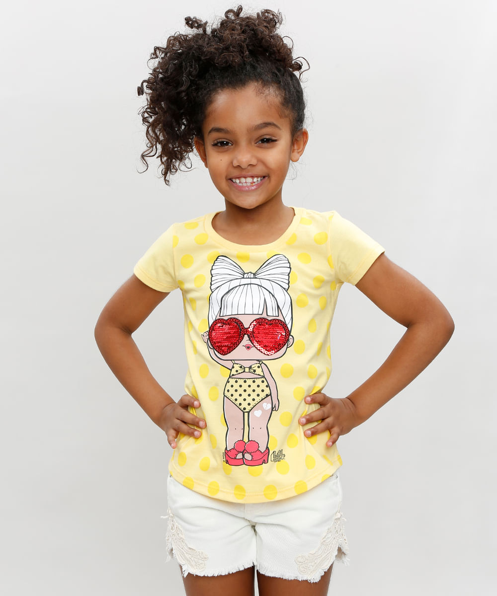 blusa infantil lol surprise