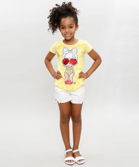 Blusa-Infantil-LOL-Surprise-com-Paete-Dupla-Face-Manga-Curta-Decote-Redondo-Amarela-9297076-Amarelo_3