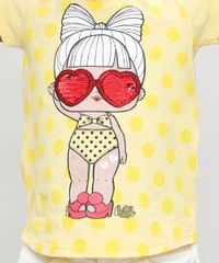 Blusa-Infantil-LOL-Surprise-com-Paete-Dupla-Face-Manga-Curta-Decote-Redondo-Amarela-9297076-Amarelo_4