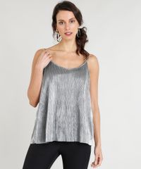 Regata-Feminina-Plissada-Metalizada-Alcas-Finas-Decote-Redondo-Prateada-9375104-Prateada_1