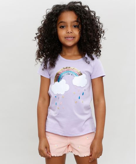 Blusa-Infantil-Arco-Iris-com-Paete-Dupla-Face-Manga-Curta-Decote-Redondo-Lilas-9311842-Lilas_1