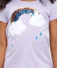 Blusa-Infantil-Arco-Iris-com-Paete-Dupla-Face-Manga-Curta-Decote-Redondo-Lilas-9311842-Lilas_4