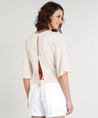 Blusa-Feminina-com-Lurex-Manga-Curta-Decote-Redondo-Bege-9355542-Bege_2 Blusa-Feminina-com-Lurex-Manga-Curta-Decote-Redondo-Bege-9355542-Bege_2