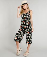 Macacao-Pantacourt-Feminino-Estampado-Floral-com-Argolas-Preto-9311018-Preto_3
