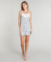 Camisola-Feminina-Estampada-Floral-com-Renda-Alcas-Finas-Branca-9183602-Branco_1