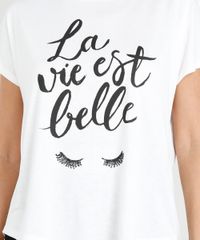Blusa-Feminina--La-Vie-Est-Belle--Manga-Curta-Decote-Redondo-Branca-9373514-Branco_4
