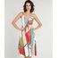 Vestido-Feminino-Curto-Estampado-de-Folhagens-com-No-Bege-9354718-Bege_1