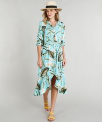 Chemise-Midi-Feminino-Estampado-Floral-com-Babado-na-Barra-Verde-Agua-9311017-Verde_Agua_3