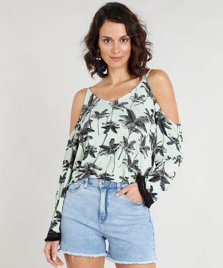 Blusa-Feminina-Open-Shoulder-Estampada-de-Coqueiros-Manga-Longa-Decote-Redondo-Verde-Claro-9355151-Verde_Claro_1