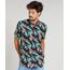 Camisa-Masculina-Estampada-Tropical-Manga-Curta-Gola-Esporte-Preta-9348258-Preto_1