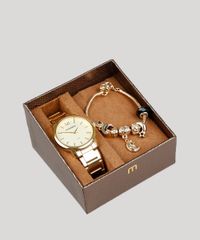 Kit-de-Relogio-Analogico-Mondaine-Feminino---Pulseira---53607LPMVDE1KA-Dourado-9398353-Dourado_1