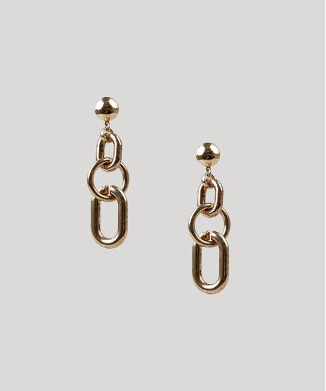 Brinco-Feminino-de-Corrente-Dourado-9261564-Dourado_1