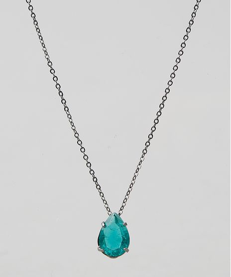Colar-Feminino-com-Pingente-de-Pedra-Grafite-9293034-Grafite_1