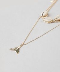 Kit-de-Gargantilha-Choker-com-Buzios---Colar-com-Pingente-de-Sereia-Dourado-9377180-Dourado_3