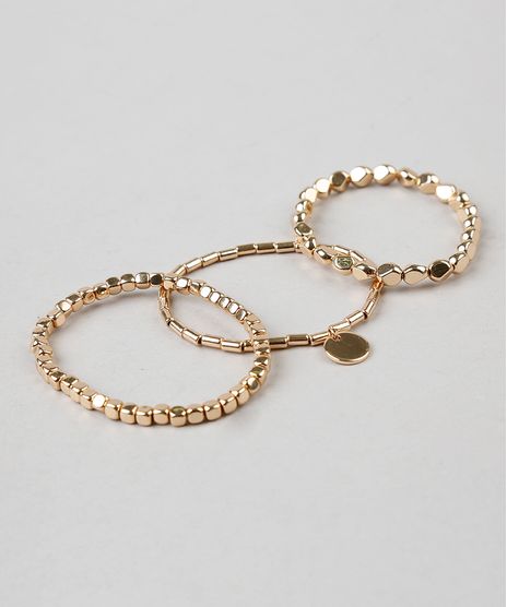 Kit-de-3-Pulseiras-Femininas-com-Micangas-Dourado-9261513-Dourado_1