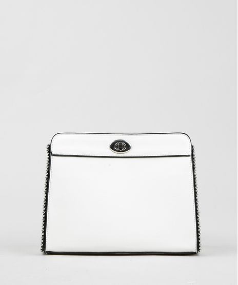 Bolsa-Feminina-com-Tachas-e-Alca-com-Corrente-Branca-9294933-Branco_1