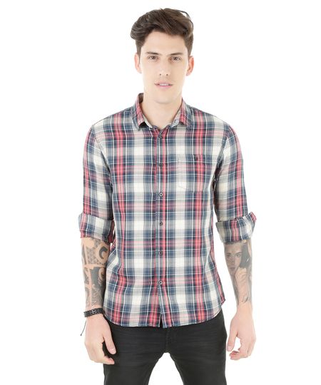 Camisa-Xadrez-Off-White-8197057-Off_White_1 Camisa-Xadrez-Off-White-8197057-Off_White_1