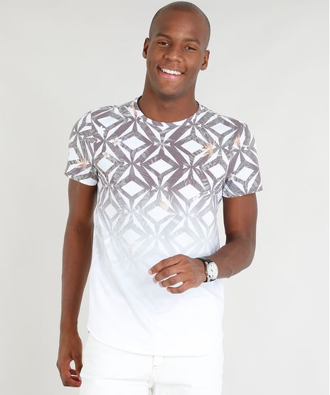 Camiseta-Masculina-Slim-Fit-Estampada-Geometrica-Degrade-Manga-Curta-Gola-Careca-Branca-9388076-Branco_1