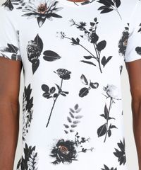 Camiseta-Masculina-Slim-Fit-Estampada-de-Folhas-Manga-Curta-Gola-Careca-Branca-9385616-Branco_4