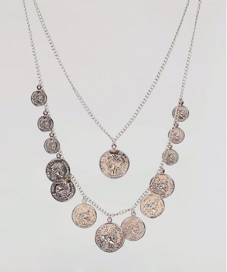 Colar-Feminino-Duplo-com-Medalhas-Dourado-9266571-Dourado_1