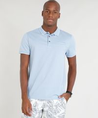 Polo-Masculina-com-Bolso-Decorativo-Manga-Curta-Azul-Claro-9356239-Azul_Claro_1