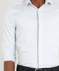 Camisa-Masculina-Slim-Texturizada-Manga-Longa-Cinza-Claro-9249824-Cinza_Claro_4