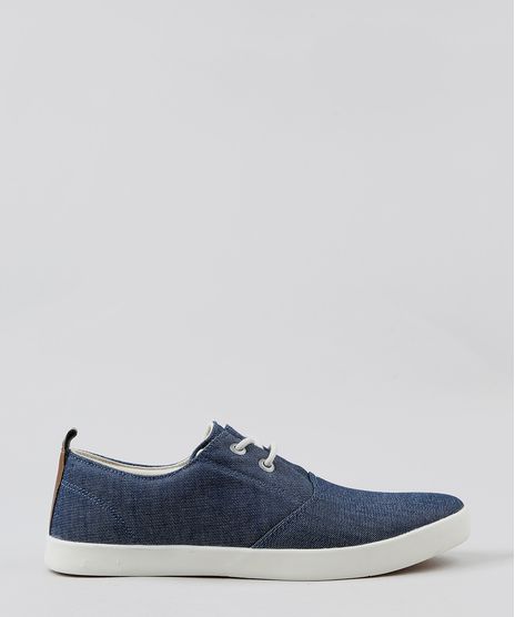 Tenis-Masculino-em-Jeans-Azul-Escuro-9355997-Azul_Escuro_1