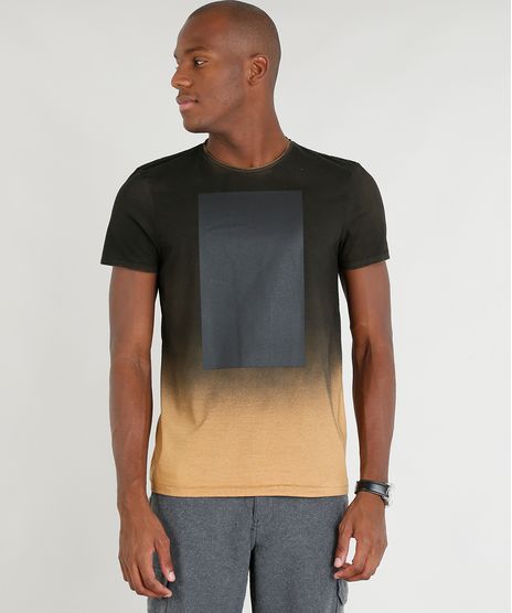 Camiseta-Masculina-Slim-Fit-Mescla-Degrade-Manga-Curta-Gola-Careca-Caramelo-9351639-Caramelo_1