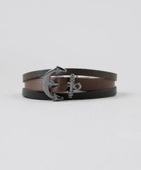 Pulseira-Masculina-com-Ancora-Preta-9398698-Preto_1