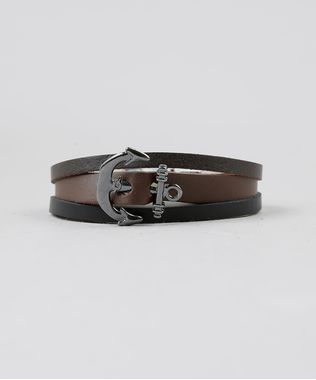 Pulseira-Masculina-com-Ancora-Preta-9398698-Preto_1