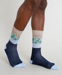Meia-Masculina-Cano-Alto-Divertida-Estampada-Dinheiro-Azul-Marinho-9335888-Azul_Marinho_2
