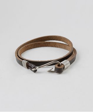 Pulseira-Masculina-com-Anzol-Marrom-9398699-Marrom_1