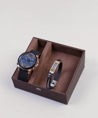 Kit-de-Relogio-Analogico-Mondaine-Masculino---Pulseira---53711GPMVII3K-Rose-9401081-Rose_1
