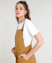 Macacao-Pantacourt-de-Sarja-Feminino-Mindset-com-Bolsos-Mostarda-9391044-Mostarda_3