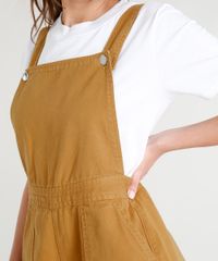 Macacao-Pantacourt-de-Sarja-Feminino-Mindset-com-Bolsos-Mostarda-9391044-Mostarda_4