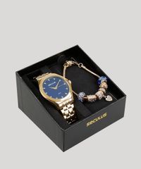 Kit-de-Relogio-Analogico-Seculus-Feminino---Pulseira---23632LPSVDS1K-Dourado-9399556-Dourado_1