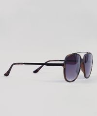 Oculos-de-Sol-Quadrado-Masculino-Oneself-Tartaruga-9430475-Tartaruga_3