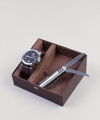 Kit-de-Relogio-Analogico-Mondaine-Masculino---Canivete---83407G0MVNH1KB-Prateado-9398356-Prateado_1