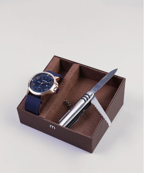 Kit-de-Relogio-Analogico-Mondaine-Masculino---Canivete---99233GPMVRI5K-Azul-Marinho-9401886-Azul_Marinho_1