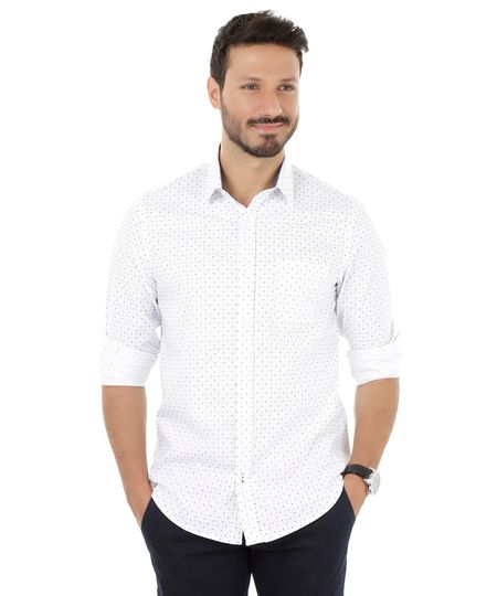 Camisa-Slim-com-Mini-Print-Branca-8322137-Branco_1