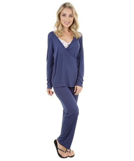 Pijama-Trio-Floral-Azul-Marinho-8309256-Azul_Marinho_1