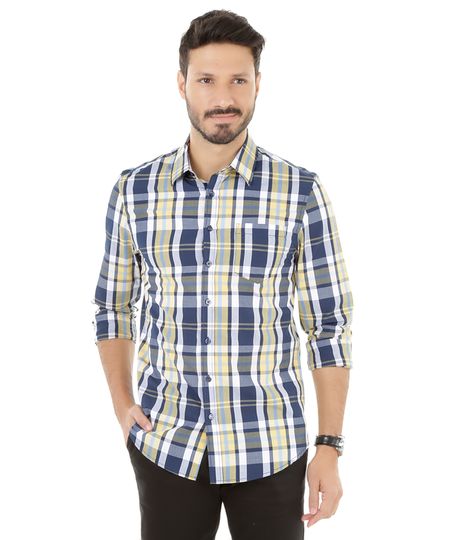 Camisa-Xadrez-Amarelo-Claro-8190968-Amarelo_Claro_1 Camisa-Xadrez-Amarelo-Claro-8190968-Amarelo_Claro_1