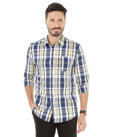 Camisa-Xadrez-Amarelo-Claro-8190968-Amarelo_Claro_1