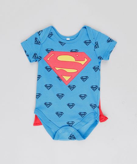 Body-Infantil-Super-Homem-Estampado-com-Capa-Removivel-Manga-Curta-Gola-Careca-Azul-Royal-9188426-Azul_Royal_1