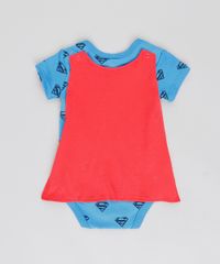 Body-Infantil-Super-Homem-Estampado-com-Capa-Removivel-Manga-Curta-Gola-Careca-Azul-Royal-9188426-Azul_Royal_2