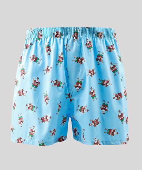 Samba-Cancao-Masculina-Estampada-de-Papai-Noel-Azul-Claro-9391675-Azul_Claro_1