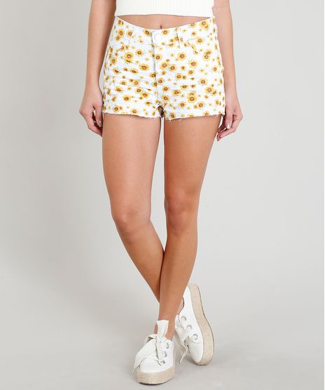 Short-Feminino-Boy-Estampado-Flora-com-Barra-Desfiada-Branco-9365628-Branco_1