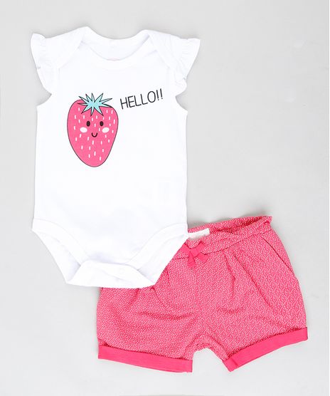 Conjunto-Infantil-de-Body-Morango-com-Babado-Branco---Short-em-Moletom-Estampado-Pink-9205738-Pink_1